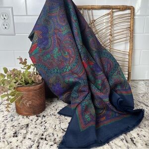 Large Square Paisley Scarf
